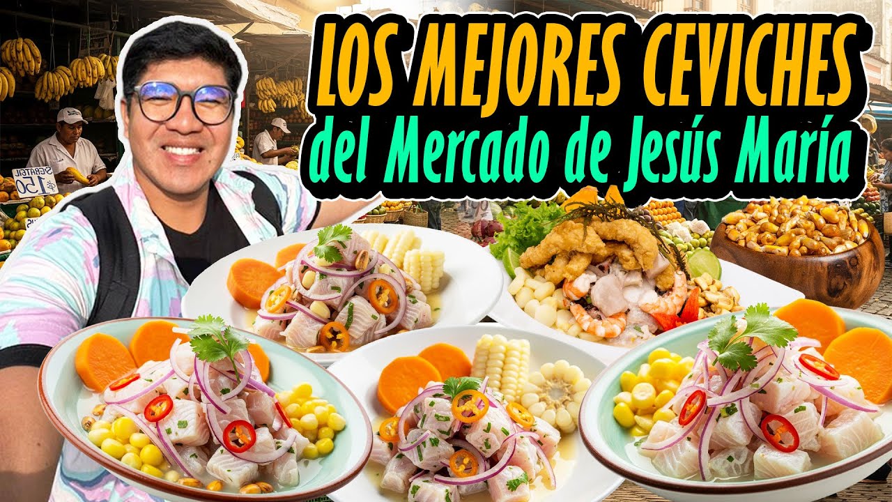 LOS MEJORES CEVICHES DEL MERCADO DE JESUS MARIA | Preguntamos ¿Cuál es la mejor cevichería ? 🇵🇪 Lima