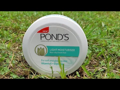 Ponds light moisturiser non oily fresh feel cream review, everyday moisturiser, oil free formula,