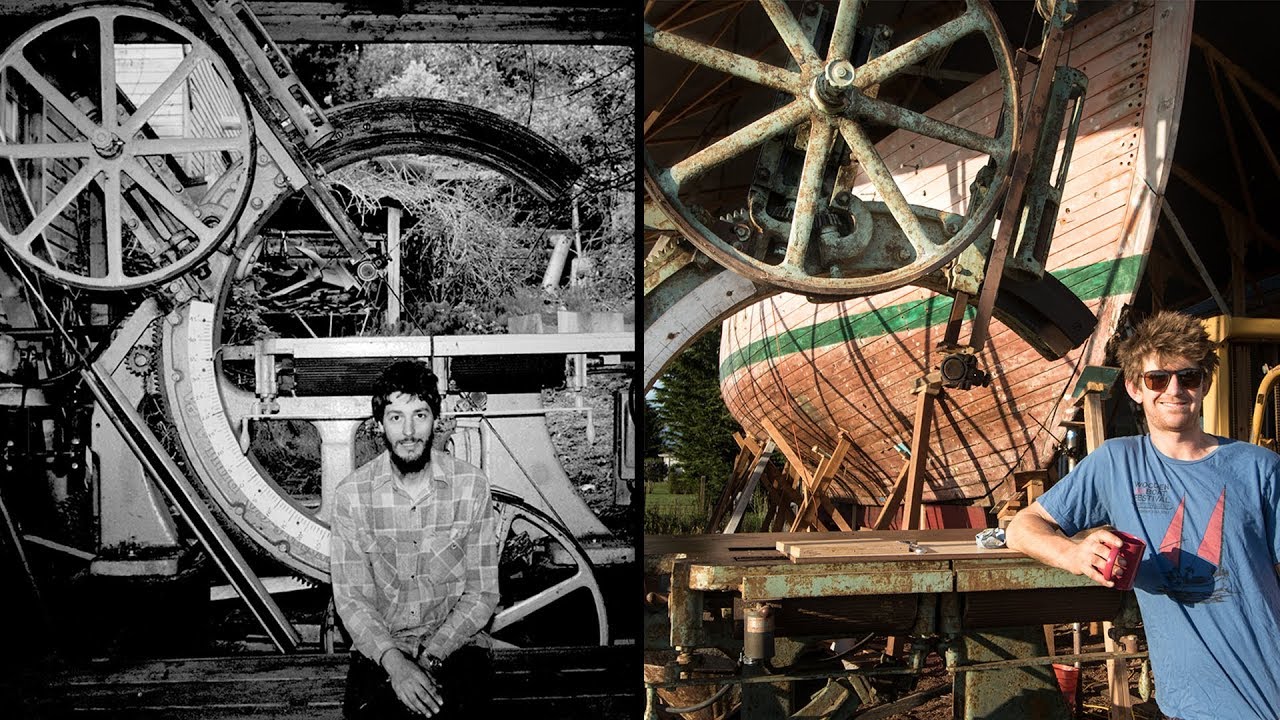 Restoring a HUGE vintage Ship Saw / Bandsaw – Rebuilding TALLY HO EP22