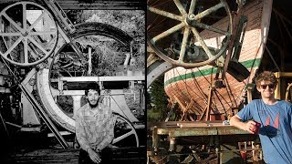Restoring a HUGE vintage Ship Saw / Bandsaw - Rebuilding TALLY HO EP22