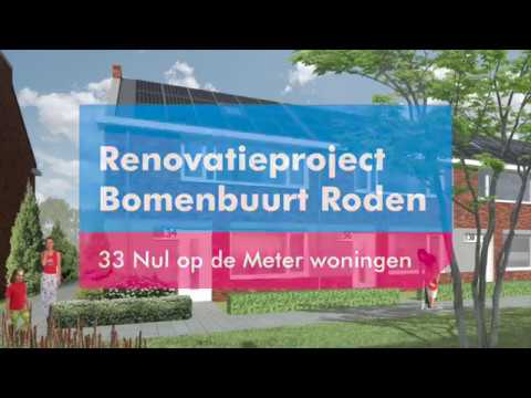 Foto's renovatieproject Bomenbuurt Roden 2016