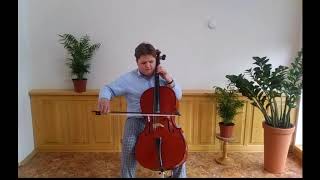 Bach - prelude fron cello suite№1. Performance by Arseniy Donov.