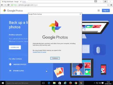 Shows you how to backup your photos from pc based computer the google cloud free of charge, can also view photo on apple iphone or ipad ...