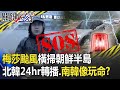 梅莎颱風橫掃朝鮮半島！北韓電視24小時轉播災情 南韓上街像玩命！？ 【關鍵時刻】20200903-6劉寶傑 李正皓