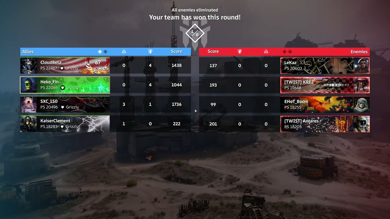 Crossout   Late vs Twist