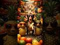 pineapple or pineapple ki  bache ki funny story🍍#ai #funny #shorts