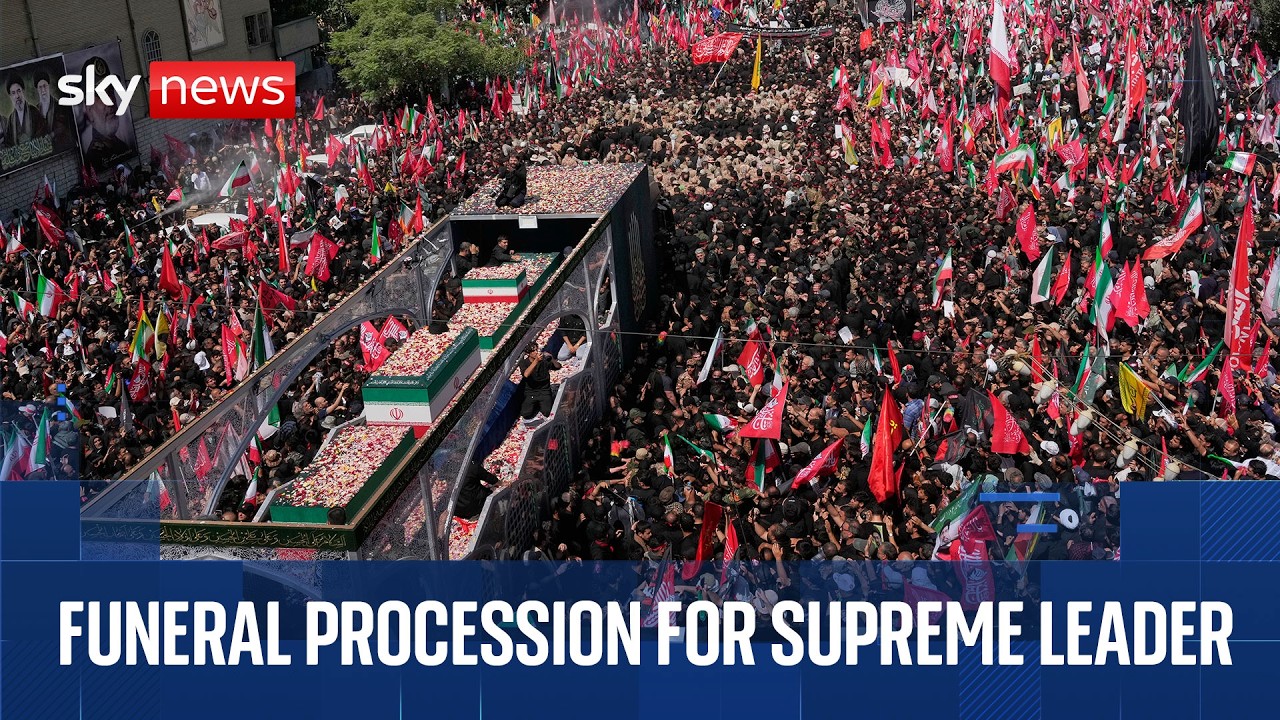 Final day of funeral ceremony for Iran's former supreme leader