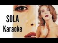 SOLA || Laura Flores || Karaoke Laura Flores