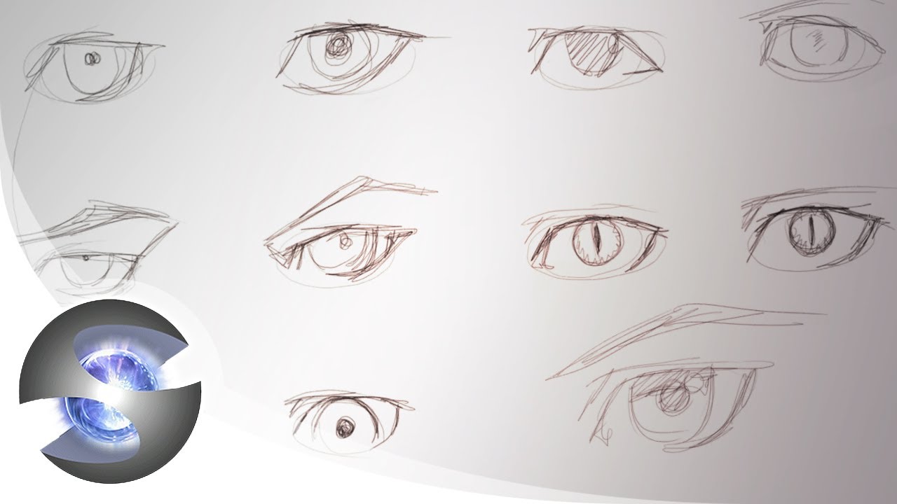 Anime Eye Drawing Tutorial  JeyRam Spiritual Art