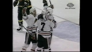 Canucks @ Blackhawks - Game 1 1995 Playoffs