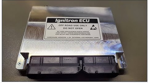 Ignitron ECU set up 1.8t with flex