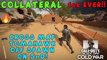 I HIT A CROSS MAP TOMAHAWK OFF SPAWN ON SnD ON COLLATERAL! | Call Of Duty Black Ops Cold War