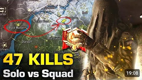 47 KILLS SOLO VS SQUAD --- UNSTOPPABLE IN CODM MOBILE 💀💣