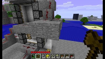 Minecraft - How to build a 7-segment display ("Retracting Pistons" style)