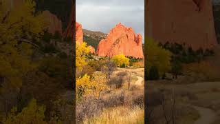 🍁Fall in Garden of the Gods 🍁 #gardenofthegods #pikespeak #colorado #coloradosprings