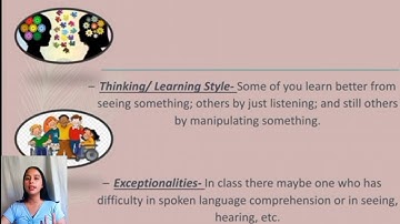 STUDENT DIVERSITY- Individual Differences