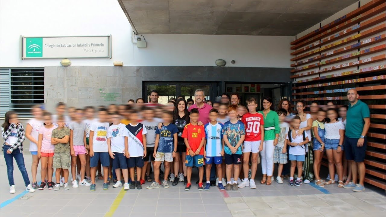 La vuelta al cole se inauguraba este año en el C.P. María Espinosa