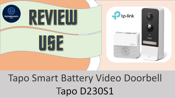 Tapo D230, Sonnette connectée Tapo sur batterie