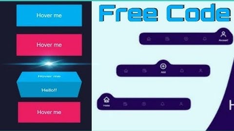 CSS3 Animated Curved Bottom, Navigation Bar, and 3D Button Hover Animation using HTML CSS JavaScript