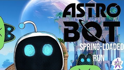 ASTRO BOT (PS5) DLC - NEW Speedrun Levels - (3/5) (Spring-Loaded Run)