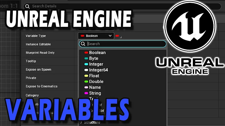 Guide To Variables And Variable Types | Unreal Engine Blueprint Basics For Beginners [TUTORIAL]