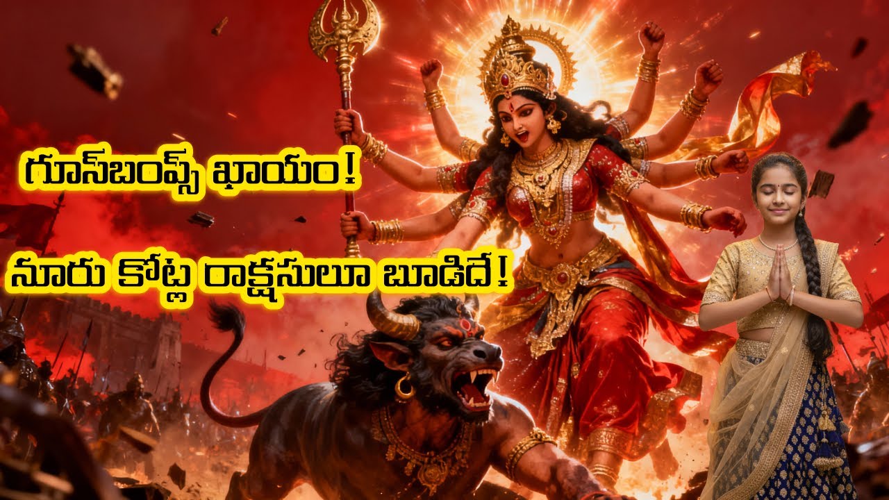 ఆదిశక్తి ప్రళయ రూపం 🔥: దుర్గా చండీ వీర గానం | 10 Min Epic Durga Stotram | Roudra Kali