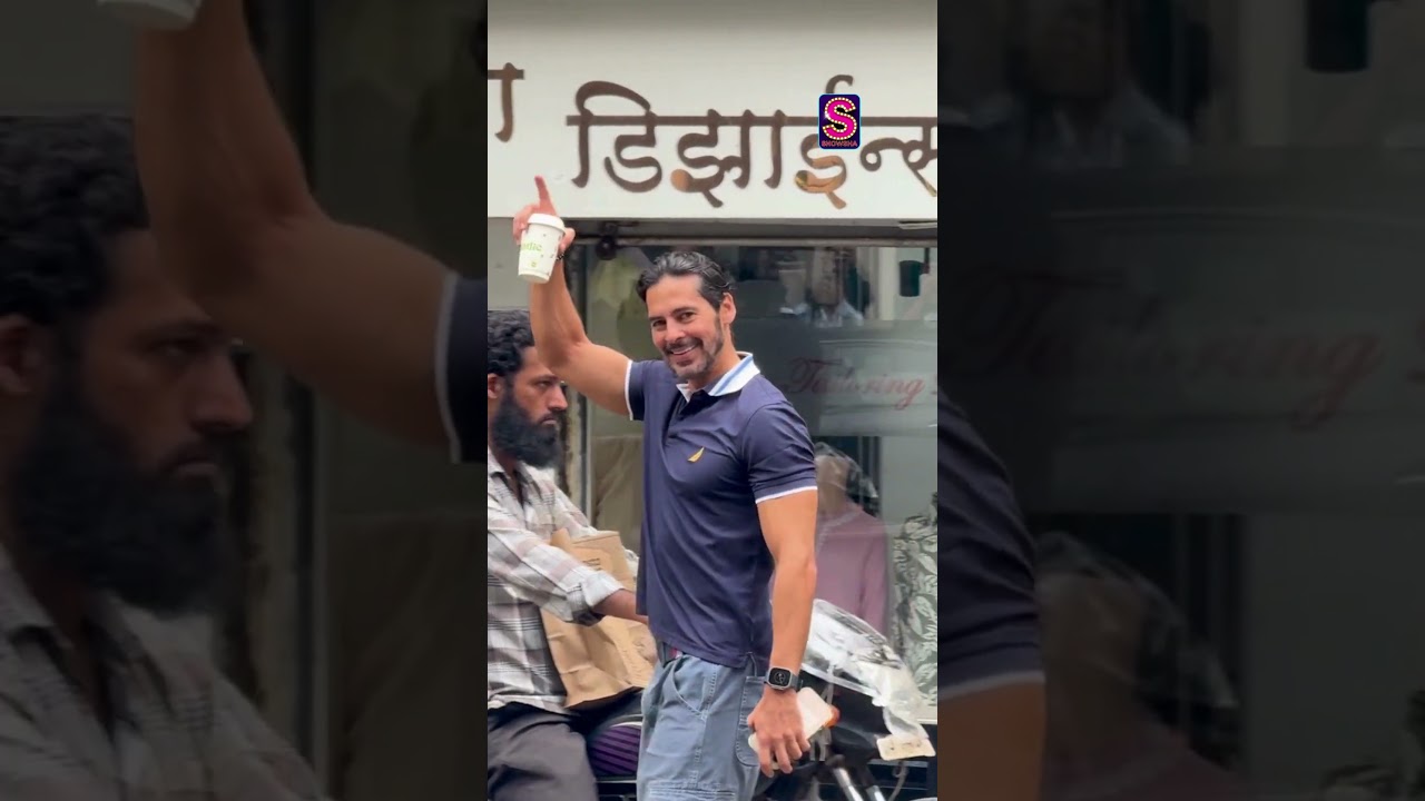 Housefull 5 star Dino Morea snapped happy and laughing while out and about in town!