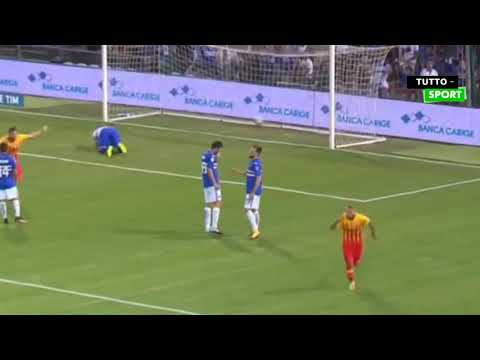 Sampdoria vs Benevento all goal Quagliarella doppietta,Ciciretti 2.1