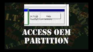 accessing hidden oem partition