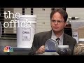 Dwight eats his survival food  the office