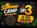 Coding Summer Camp: DAY 3 🚀 | Ek Saath Milkar Seekhenge! | CODERS REBORN INDIA