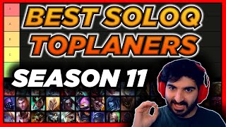 BEST SOLOQ TOPLANERS TIER LIST FOR SEASON 11 - BEST CHAMPIONS TO CLIMB