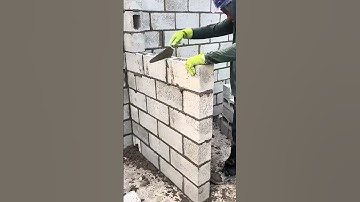 Building a Strong Wall Using Lightweight AAC Blocks with Perfect Precision! #Construction #building