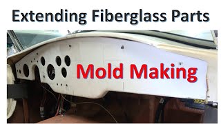 Fitting Fiberglass Parts With Gel Coat and Matting - Streetbeast 427 Cobra Dashboard