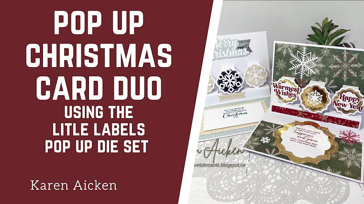 Pop Up Christmas Card Duo