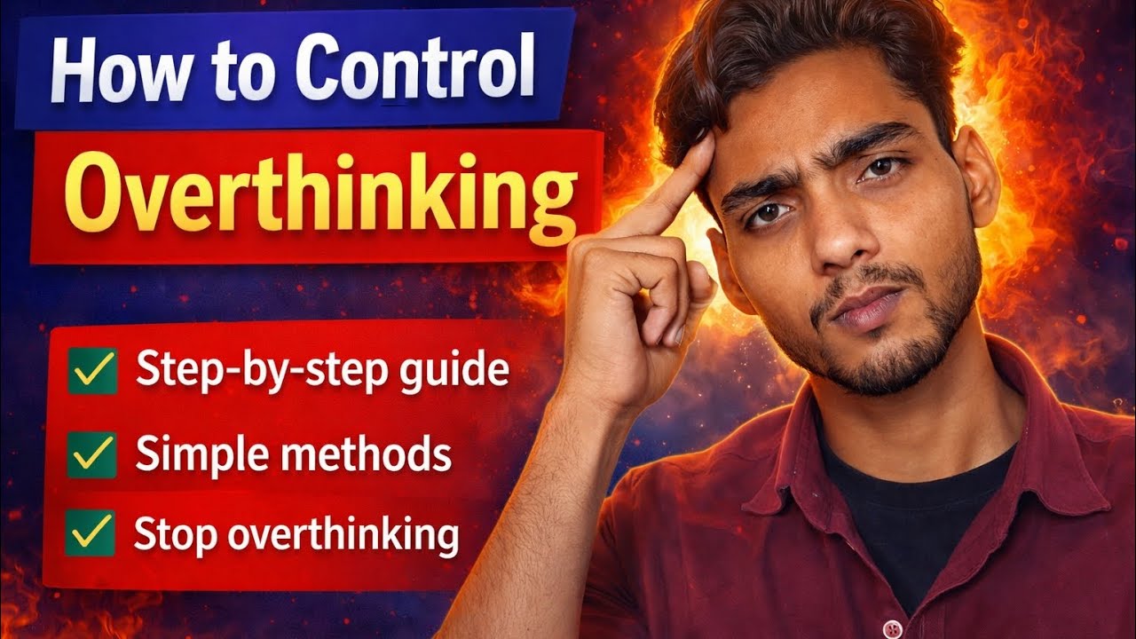 Control Your Mind & Stop Overthinking 😮(Powerful Tips) - YouTube