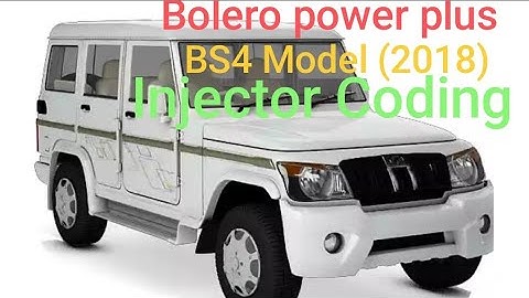 Mahindra Bolero Power Plus BS4(EDC17C63) Injector Coding