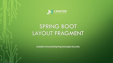 Spring Boot 18 - Thymeleaf Layout Fragment Chia phần giao diện