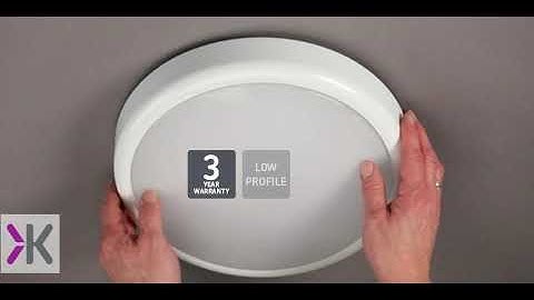 BT14CT CCT adjustable LED Bulkhead from Knightsbridge