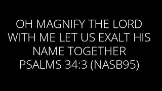 Psalms 34:3