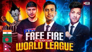 FREE FIRE WORLD LEAGUE DAY 2 ?? FT- AFF, VINCENZO, NG, TSG, BD, AMF, nonstopgaming - free fire live