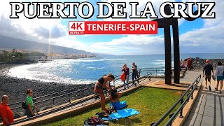 TENERIFE - PUERTO DE LA CRUZ | See the Actual Appearance in Different Places 😎 4K Walk ● March 2024