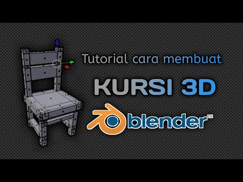 Tutorial cara  membuat  animasi  kursi 3D sederhana di  