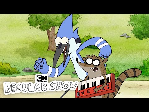 MASH-UP: Mordecai and Rigby's First vs. Last Scene | Regular Show | Cartoon Network