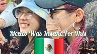 OMG, THE CROWD 😱[FayeAtom Airport Touch Down 🇲🇽 ] #fayeatom 