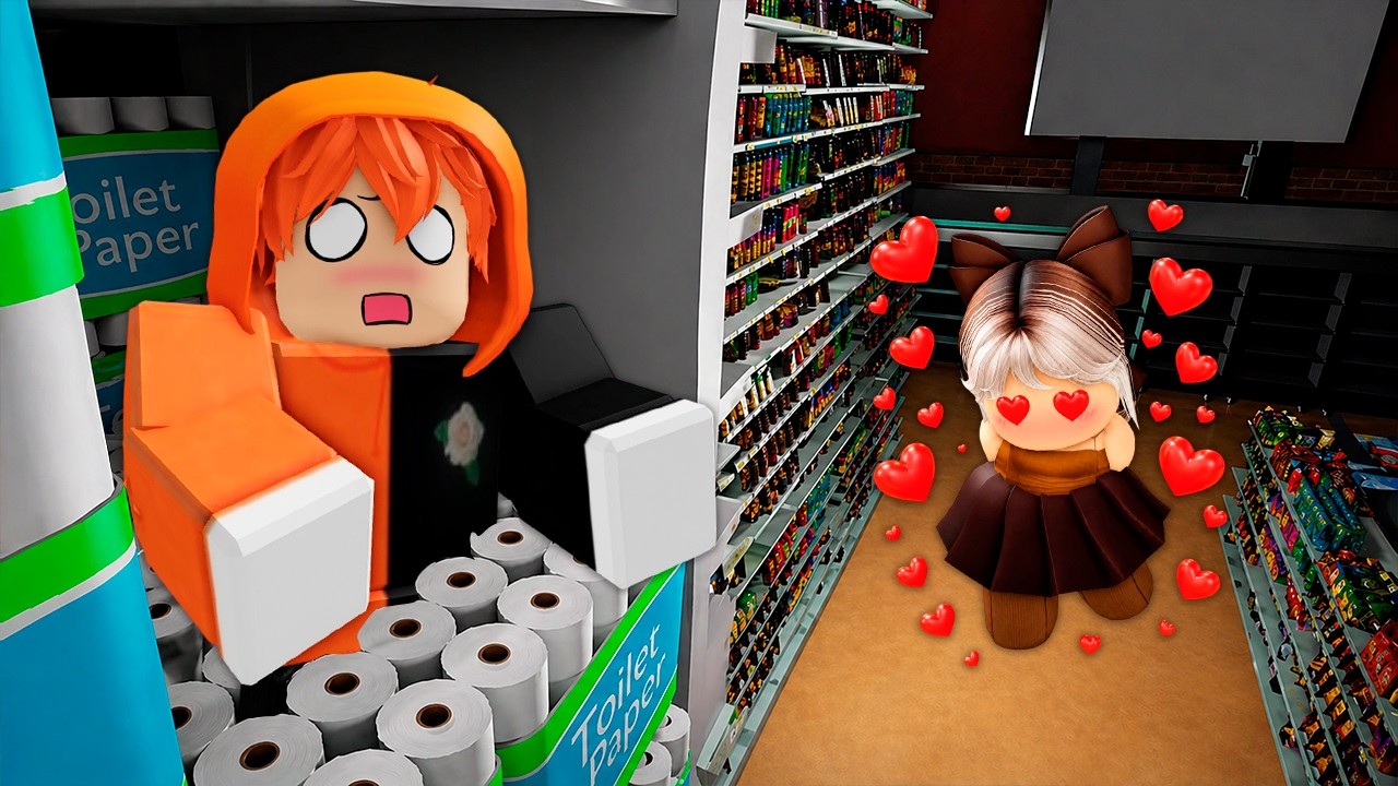 CONSTRUI una CASA SEGURA en EL SUPERMERCADO para PROTEGERME de MI NOVIA BEBÉ 😨💔🔨