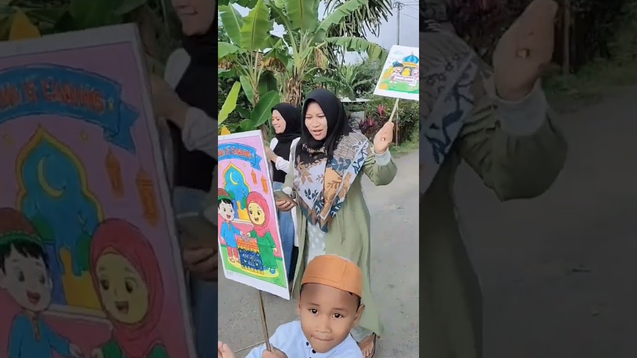 Pawai Besama SDN Pulo,TK D.W. dan PAUD dalam menyambut bulan suci Ramadhan