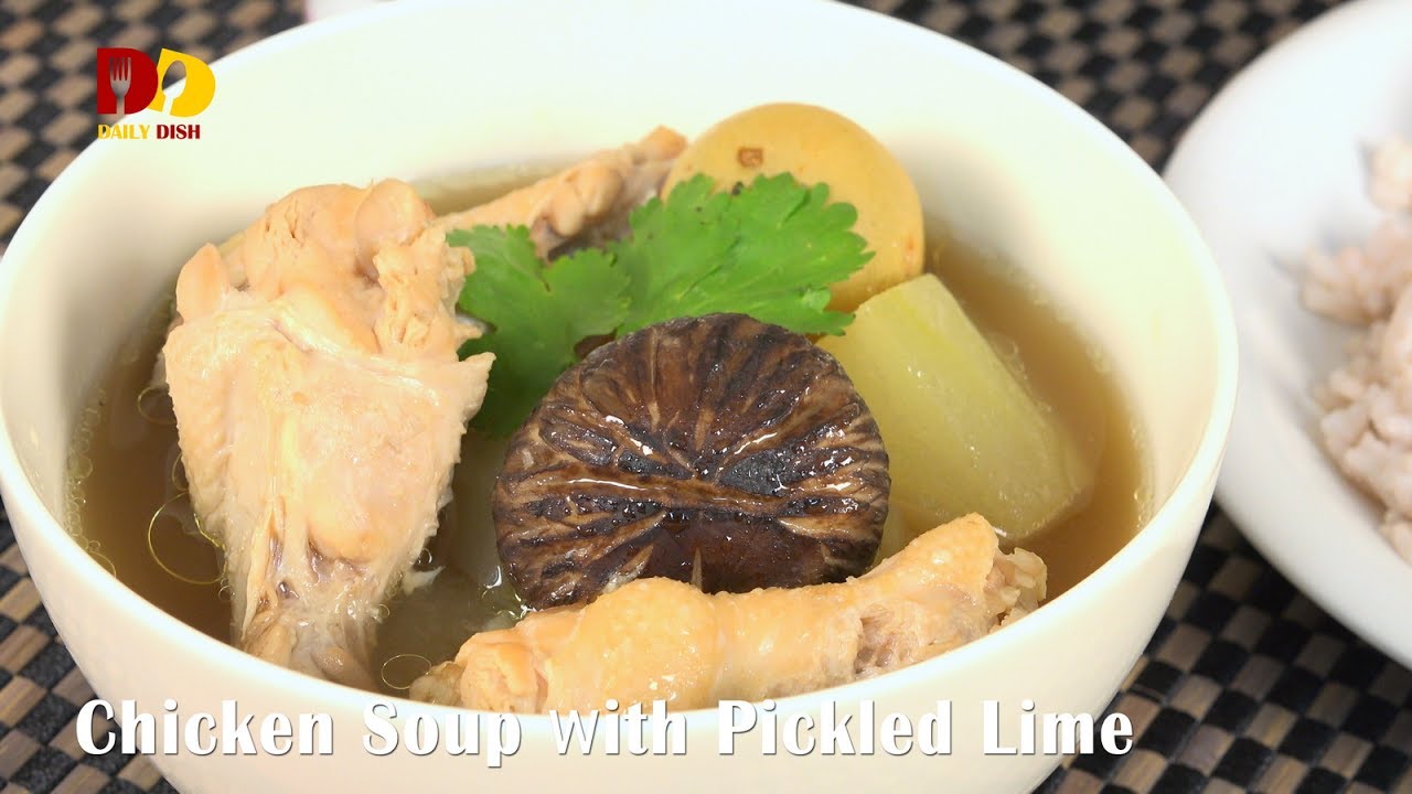 Chicken Soup with Pickle Lime | Thai Food | Gai Toon Fuk Manao Dong | ไก่ตุ๋นฟักมะนาวดอง