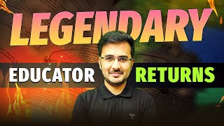 Legendary Educator Returns - Guess Who ?