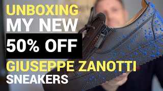 Giuseppe Zanotti Sneakers Unboxing - My 50% OFF BARGIN!!! screenshot 3